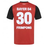 Billiga Bayer Leverkusen Jeremie Frimpong #30 Hemma fotbollskläder 2024-25 Kortärmad